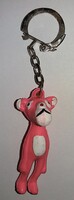 Retro trafikáru bazáráru gumi PINK PANTHER - RÓZSASZÍN PÁRDUC figurás kulcstartó 5cm képek szerint 1