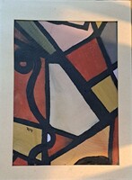 Modern XX. sz Magyar festő Réth A. :Geometriai harmónia”