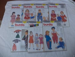 7db retro Burda gyerekruha szabásminta, ÚJ (5784)