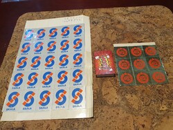 Retro többféle skála és áfész matrica darabra levonó trafikárú szocreál kiváló árúk fóruma