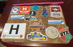 Retro autós matricák együtt levonó trafikárú bmw marlboro castrol áb kesjár mobil texaco jps formula