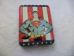 Superman francia kártya, fémdobozos, ÚJ (5711)