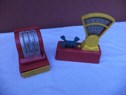 Retro trafik mérleg és pénztárgép (5824)
