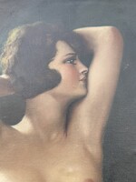 Faragó Zoltán - Hölgy lengén öltözve..60x80cm+kerete