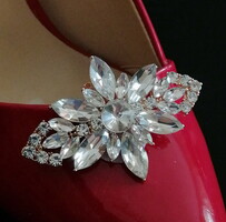 Esküvői, menyasszonyi, alkalmi cipődísz, cipőklipsz ES-CK33a