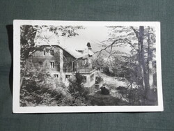 Képeslap,Pilis hegység,Szentedre,Lajosforrás,Ságvári Endre túristaház látkép,részlet,1950-