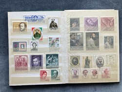 Magyarok régi bélyegeken albumba rendezve