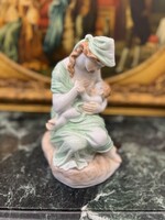 Szoptató Anya Gyermekével - Herendi Figura