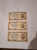 Százmillió pengő 1945 3 db