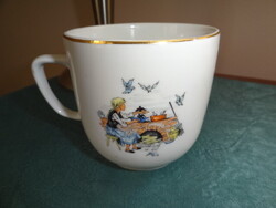 Hollóházi mese bögre Hófehérke-Hamupipőke