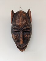 Afrikai maszk antik Fang népcsoport fa Gabon afrikanische Maske D705 559 5494