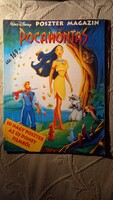 Pocahontas  Walt Disney Poszter Magazin 1995  Egmont  Kiadó RITKA!