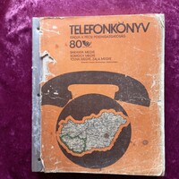 1980-as telefonkönyv (Baranya, Somogy, Tolna és Zala megye)