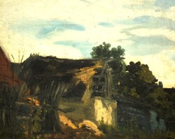 (N) Berkes Ilona (1883- ) : Düledező ház