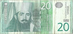 20 dinár 2006 Szerbia 1.