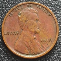 USA 1 cent 1918 !!!