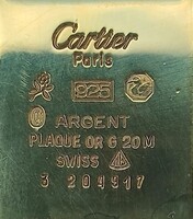 Cartier-Aranyozott MECHANIKUS!-ezüst- karóra