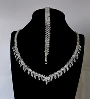 Ékszerek-szettek:Esküvői, menyasszonyi, alkalmi ékszer szett, SSZEB-GY04-1