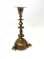 Retró Muharos Lajos bronz gyertyatartó (20,5cm) magyar ötvösmunka fémmunka - RA