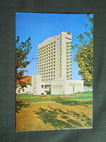 Képeslap,Románia,Timișoara,Temesvár,Continental Hotel,városi látkép,részlet,1977-