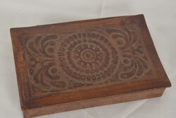 Kézműves bőr díszdoboz A364