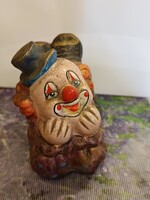 Bohóc porcelán figura