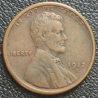 USA 1 cent 1917 s !!!