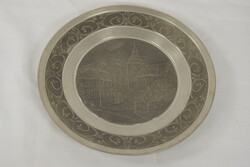 Halger fém dísztányér A211