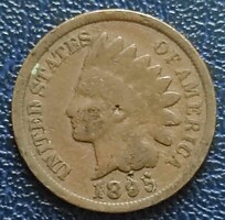 USA indián fejes 1 cent 1895 !