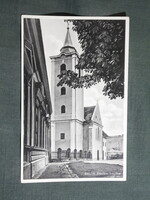 Képeslap,Siklós,Katolikus templom látkép,részlet,Bartl Róbert kiadás,Siklós,1940-