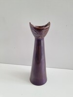 Zsolnay eozin macska vaza