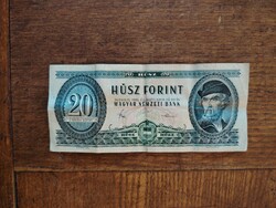 Paper 20 Forint banknote