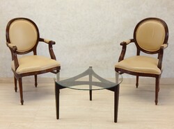 Dohányzóasztal  üveglapos. ( RB - 47 ) Raktárról elérhető mindkét forma!