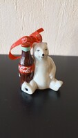 Coca Cola maci kerámia függődísz