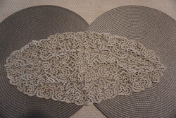 22x48 cm Elliptical Lace Coaster Tablecloth
