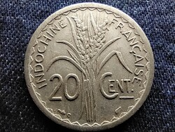 Francia Indokína 20 Centimes 1945 C