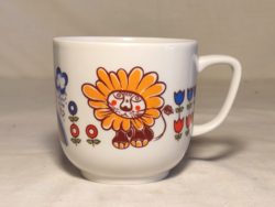 Hollóházi oroszlános bögre