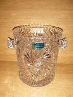 Kristály üveg jégkockatartó jeges vödör (32/d)