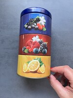 SAGA többrekeszes tea tároló fém doboz
