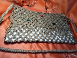 Horgolt női válltáska