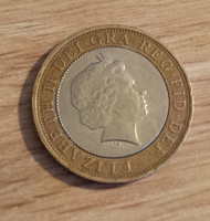 Egyesült Királyság 2 Font 2008 pénzérme bimetál érme