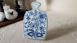 Hagymamintás porcelán vágódeszka,reggeliző tálca