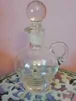 Olajos-ecetes kis üveg kiöntő