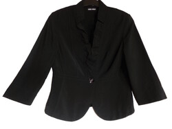 Elegáns fekete Gerry Weber selyem blézer M/L-es 600