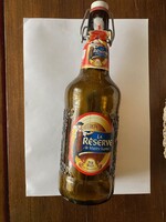 Régi,sörös,csatos üveg rücskös,levélmintás felülettel. Törés-repedésmentes állapotban.Pur Malt 1874.