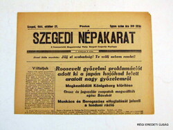 1944 október 27  /  SZEGEDI NÉPAKARAT  /  Ssz.:  6731