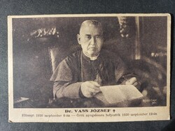 Régi képeslap Dr. Vass József népjóléti miniszter, Rozgonyi felvétele Tolnai Világlapja ajándéka