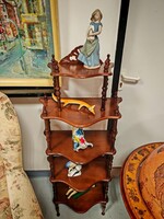 Very Beautiful Antique-Style Elegant English Storage Shelf, Filigree Shelving Etager, Stand