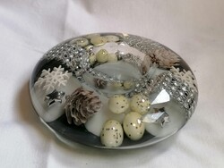 Kézműves, Gilde karácsonyi mécses tartó az ünnepi terítékhez