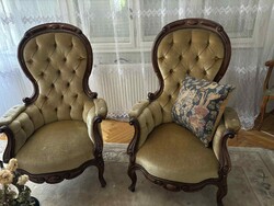 Francia neobarokk szalongarnitúra